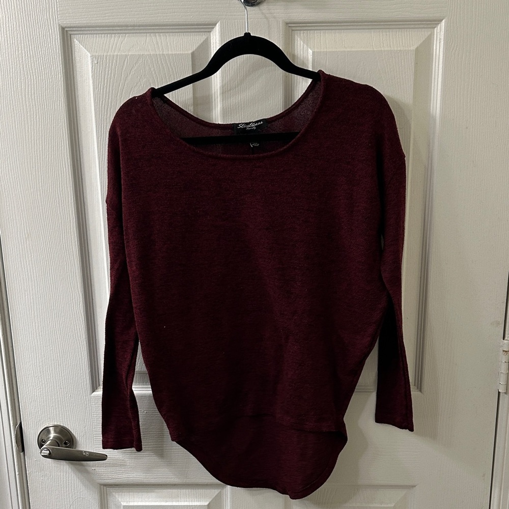 Burgundy Knit sweater